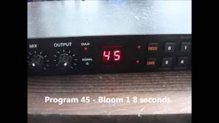Video thumbnail for Alesis Midiverb II reverse reverb programs - Bloom, My Bloody Valentine by Soundbelch