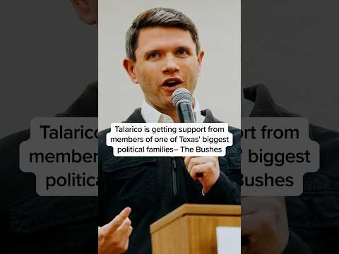 Talarico is getting support from members of one of Texas' biggest political families -- The Bushes