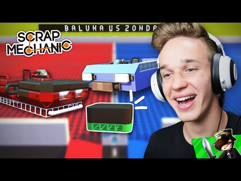 ZONDA vs BALUKA! 🏒 - Scrap Mechanic HOKI autókkal! 😲