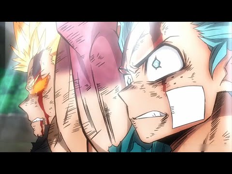 Midoriya Last Smash, He Gives Bakugou One For All, Deku & Bakugou Vs Nine | Movie