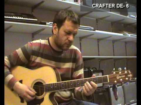 Демонстрация звучания электроакустической гитары Crafter DE-6/N