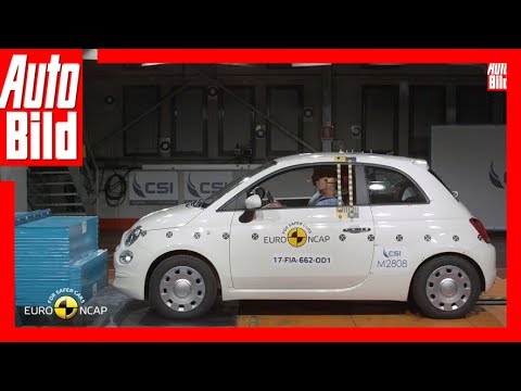 Crashtest Fiat 500 (2017) - Mini-Italiener mit Sicherheitslücken