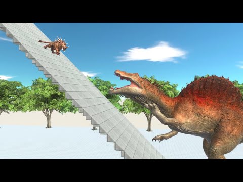 DEATH SLIDE - Giant Spinosaurus - ANIMAL REVOLT BATTLE SIMULATOR || tauPlays sims eps4