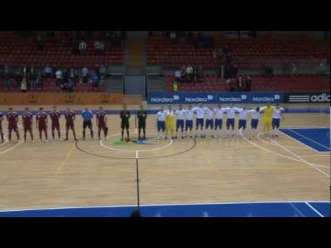 2011.10.20. LATVIA - ENGLAND 7:1 futsal qualifying highlights