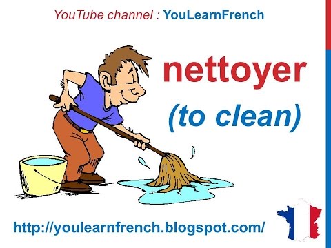 French Lesson 91 - Household chores House cleaning Les tâches ménagères Tareas de la casa Quehaceres