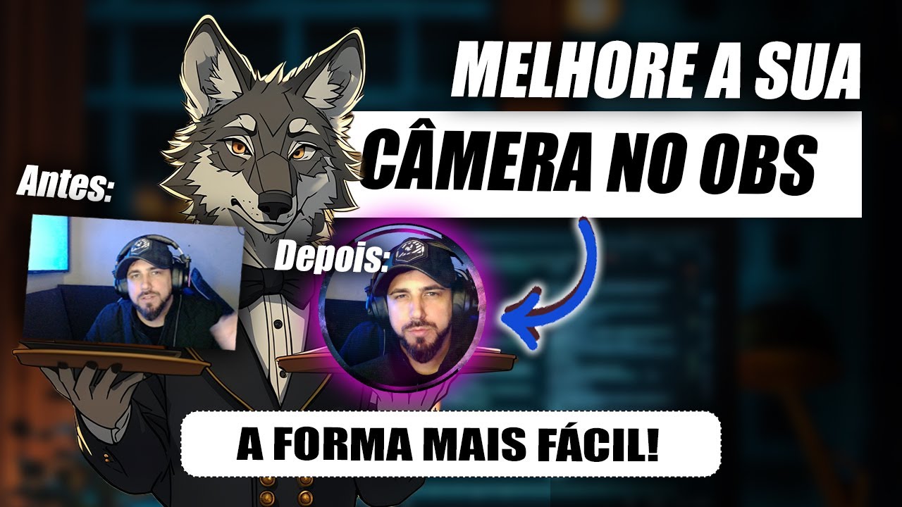 Como melhorar câmera no OBS em Live ou vídeo - Criando mascara redonda e animada para Webcam