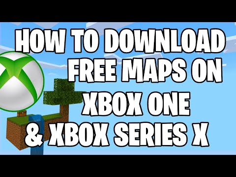 How to Download FREE MAPS on Minecraft XboxOne/XboxSeriesX! Tutorial (New Method) 2020