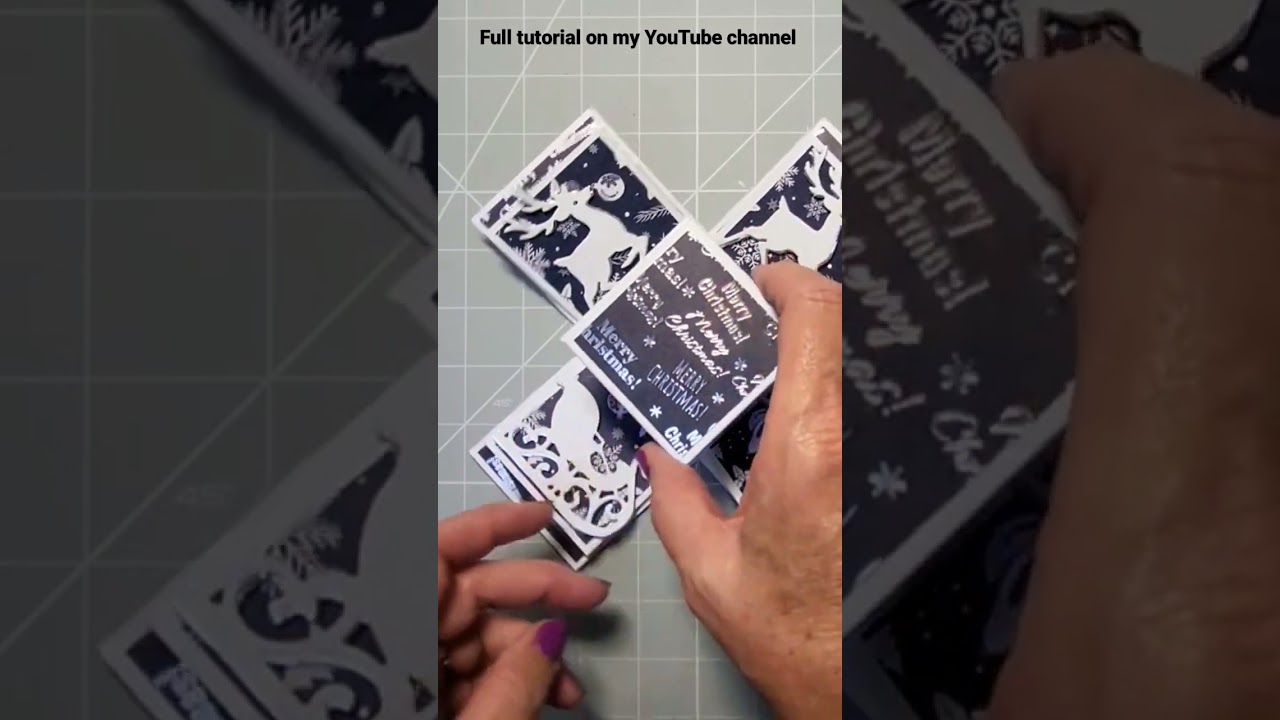 ✂️ Exploding box gift box 🎁 inside Tutorial link in comments & description #craft #explodinggiftbox