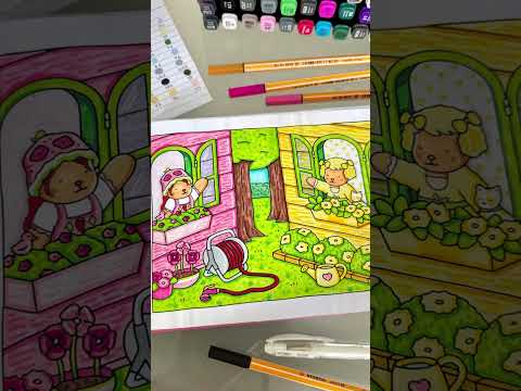 Ideias para seu bobbie goods#preppyoreo #shortvideo #preppy #art #bobbiegoodscoloringbook #shorts