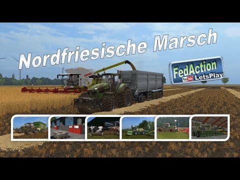 Landwirtschafts Simulator 17 Live Stream Multiplayer Game FS17 LS17 Nordfriesische Marsch mod map