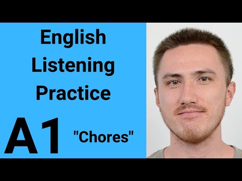 A1 English Listening Practice - Chores