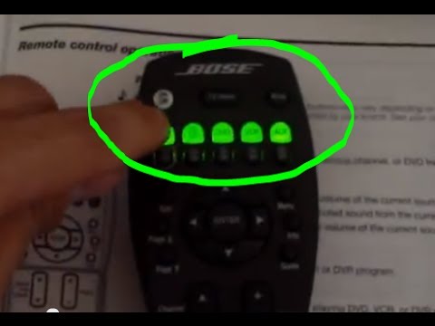 HOW TO PROGRAM BOSE REMOTE REVIEW