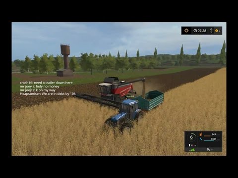 FarmingSimulator2017 multiplayer in daggerwin server Sosnovka ep 4.