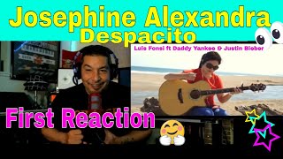 Download lagu First Reaction to Josephine Alexandra finger style cover Despacito #reaction mp3