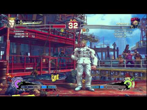 SSF4 AE 2012 HD- juleeone (Guile) VS ShakkaDeVirgo (Akuma)