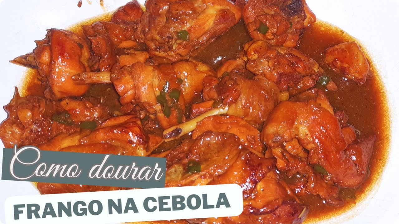 COMO FAZER FRANGO DOURADO NA CEBOLA