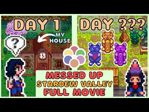 I played OVER 300 days of MESSED UP Stardew Valley  - Archipelago Randomizer Mod [FULL MOVIE]