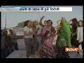 Foreigners celebrate Holi in Jodhpur