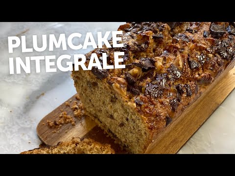 PLUMCAKE integrale noci e cioccolato senza latticini 😍 ottimo per la colazione o per il te.
