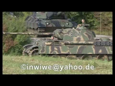 Panzer Panther im Gelände an der WTD 41 in Trier German Panther Tank in Action