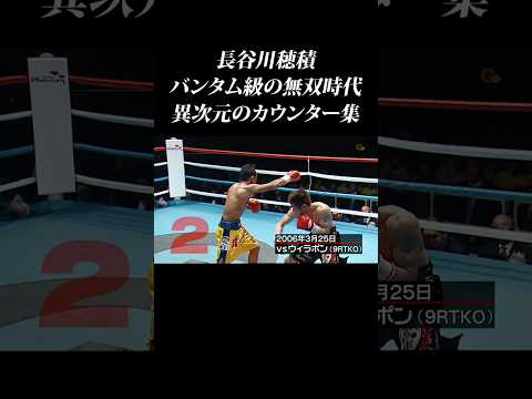 【歴代NO.1】長谷川穂積のバンタム級最強時代のカウンター集 #shorts #長谷川穂積 #伝説 #ウィラポン