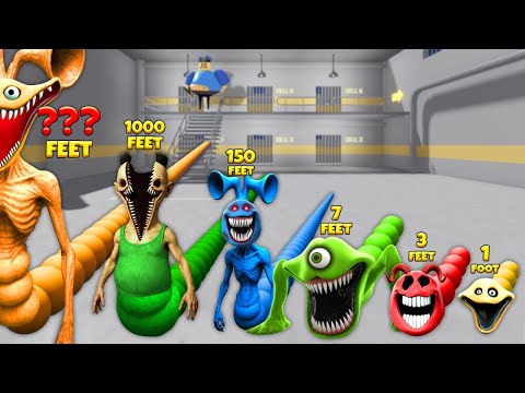 CURSED LONGEST EVOLUTION - All New HUNGRY WORM, HUNGRY SNAKE, HAMOOD HABIBI in BARRY'S PRISON RUN!