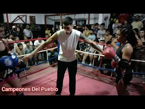 🥊Azul Di Aspro Vs Maira Sanabria - MUAY THAI - SEMI PRO - Campeones Del Pueblo - Siempre Humilde