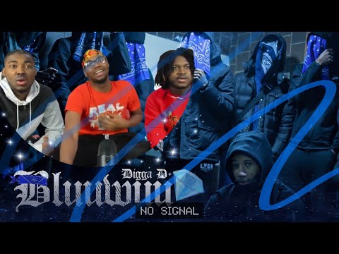 AMERICANS REACT TO Digga D - Bluuwuu