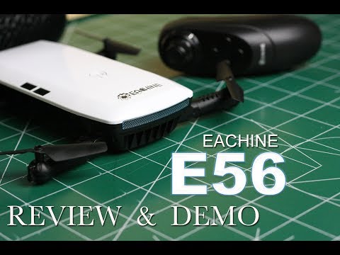 EACHINE E56 foldable drone - Review & Demo