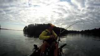 preview picture of video 'June 3rd Downlined Stripped Bass Lake Lanier'