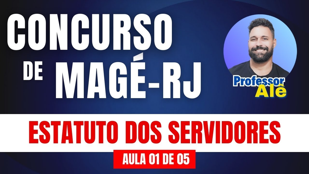 MAGÉ-RJ LEGISLATION - CLASS 01 - STATUTE OF SERVANTS-RJ (IAN BANK)