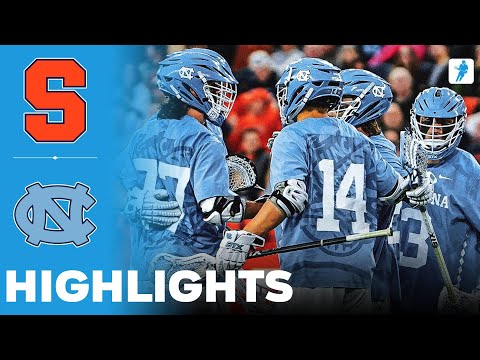 Syracuse vs North Carolina | NCAA College Lacrosse | Highlights - April 26, 2025
