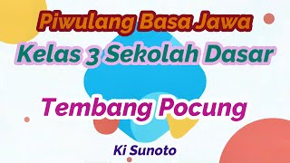 Download lagu Piwulang Basa Jawa Kelas 3 Sekolah Dasar Tembang P... mp3