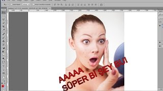 Photoshop spot healing brush tool kullanma, temel photoshop dersleri