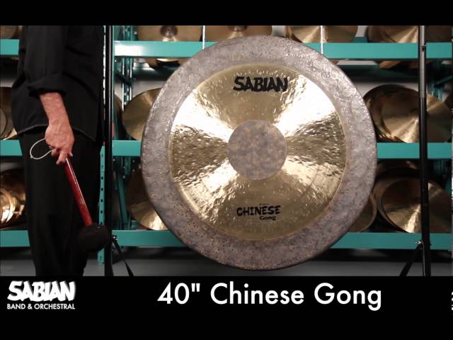 Vidéo teaser pour SABIAN 40" Chinese Gong