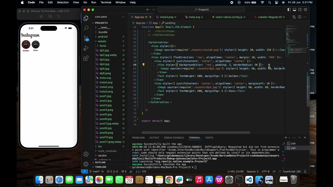 Make Insta Clone With React native