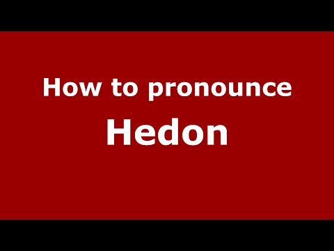How to pronounce Hedon (English/UK) - PronounceNames.com