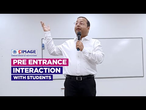 Pre Entrance Interaction with students | CIMAGE Entrance Exam | Admission Open 2022