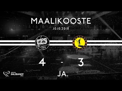 Maalikooste: TPS - Indians 10.10.2018