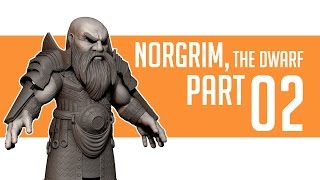 preview picture of video 'Norgrim, the Dwarf - Sculpting [Part 2]'