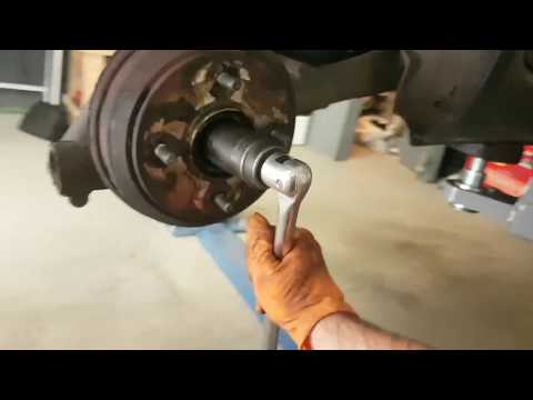 Wheel bearing nut over tightened