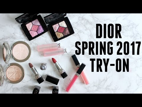 Dior Spring 2017 Makeup Collection Swatches + Review | samantha jane Video