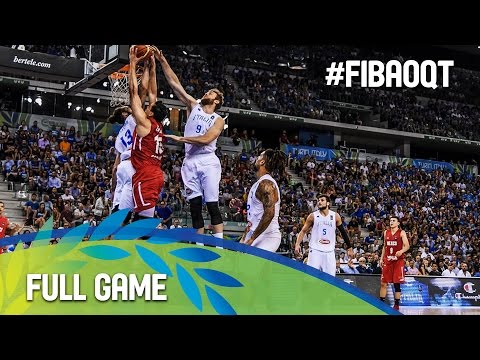 Italy v Mexico - Full Game - 2016 FIBA Olympic Qualifying Tournament - Italy