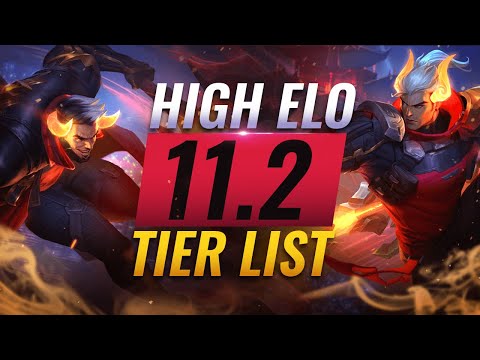 HIGH ELO Best Champions TIER List  - League of Legends Patch 11.2