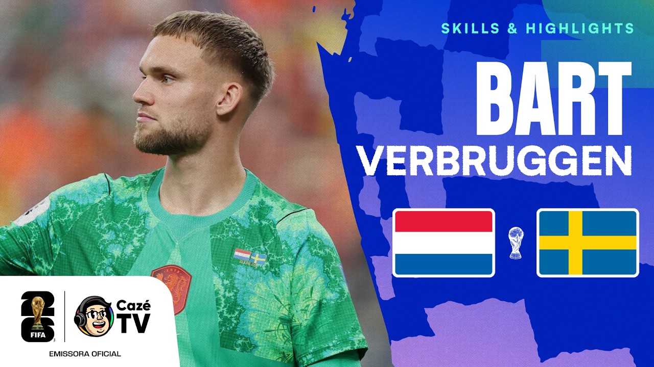 PAREDÃO HOLANDÊS! TODAS AS DEFESAS DE VERBRUGGEN EM HOLANDA X SUÉCIA | COPA DO MUNDO | 2ª RODADA