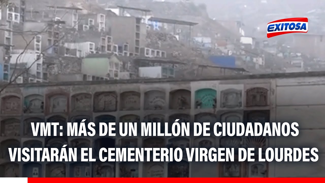🔴🔵 VMT: Más de un millón de ciudadanos visitarán cementerio por el Día de Todos los Santos
