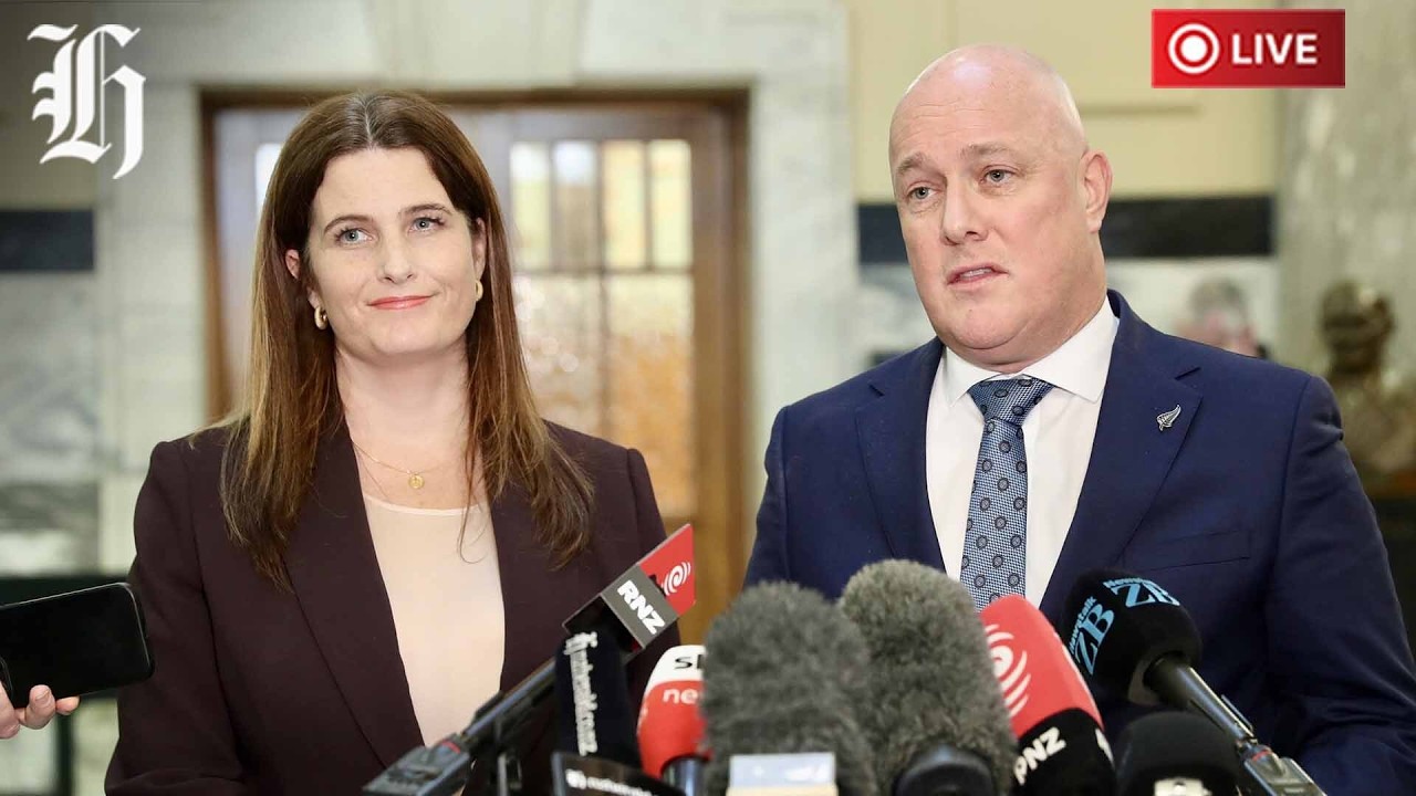 NZ Herald Live: Christopher Luxon and Nicola Willis speak to media