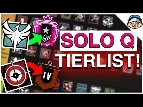 SOLO QUEUE OPERATOR TIER LIST 2021 - RAINBOW SIX SIEGE