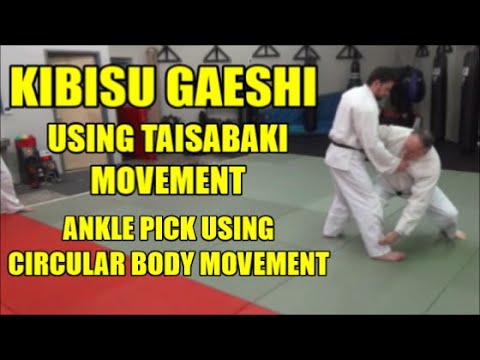 KIBISU GAESHI USING TAISABAKI MOVEMENT