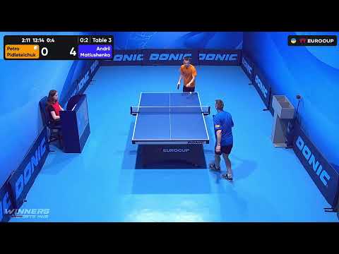 20:05 Petro Pidleteichuk - Andrii Matiushenko 26.08.2023 TT Euro.Cup Ukraine Master. TABLE 3
